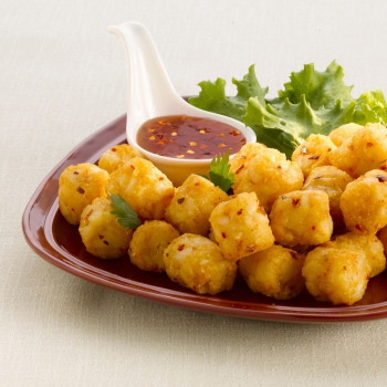 Chilli garlic potato pops